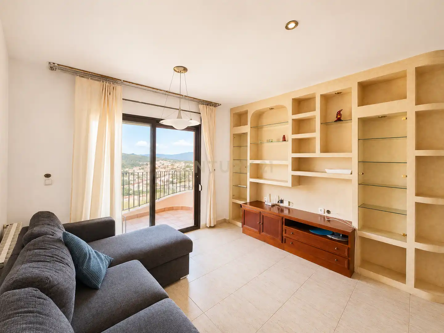 Living room of Apartments for rent in Calpe / Calp  with Air Conditioner, Oven and Microwave