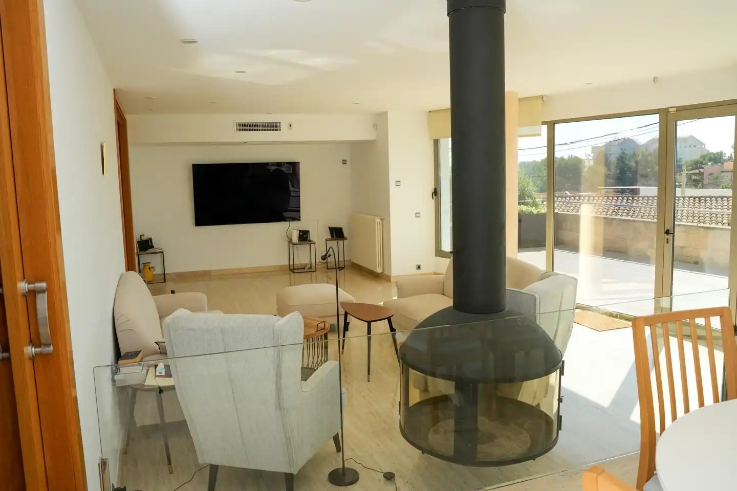 Sala de estar de Casa o chalet en venta en  Palma de Mallorca con Aire acondicionado, Calefacción y Jardín privado