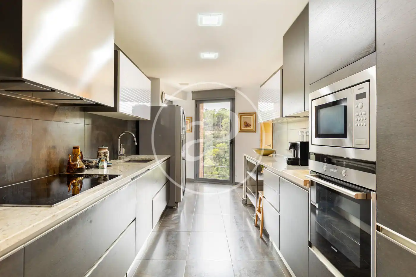 Kitchen of Houses for sale in Sant Cugat del Vallès  with Air Conditioner, Heating and Private garden