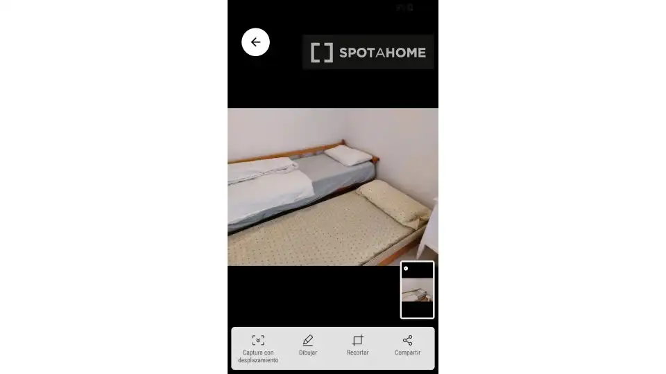 Dormitori de Apartament per a compartir en Santa Pola amb Aire condicionat, Terrassa i Moblat