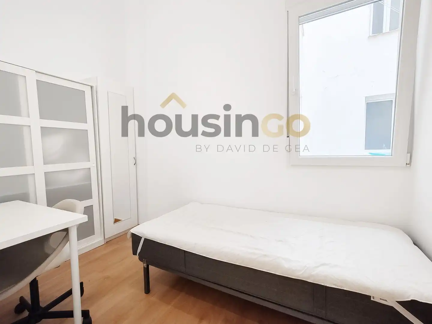 Schlafzimmer von Wohnung zur Miete in Barrio de Salamanca
