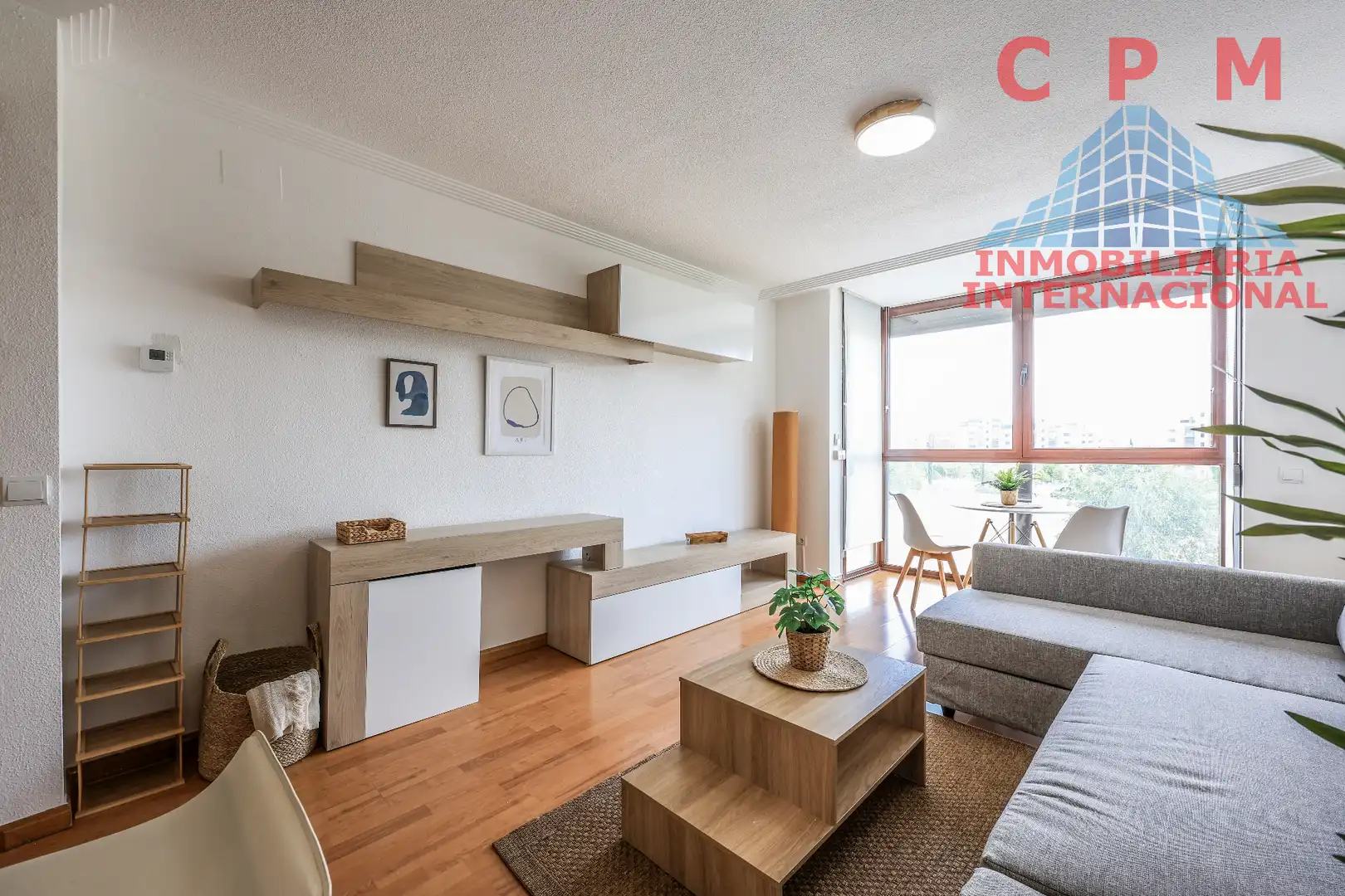 Wohnzimmer von Wohnung zur Miete in Madrid mit Klimaanlage, Heizung und Parkett