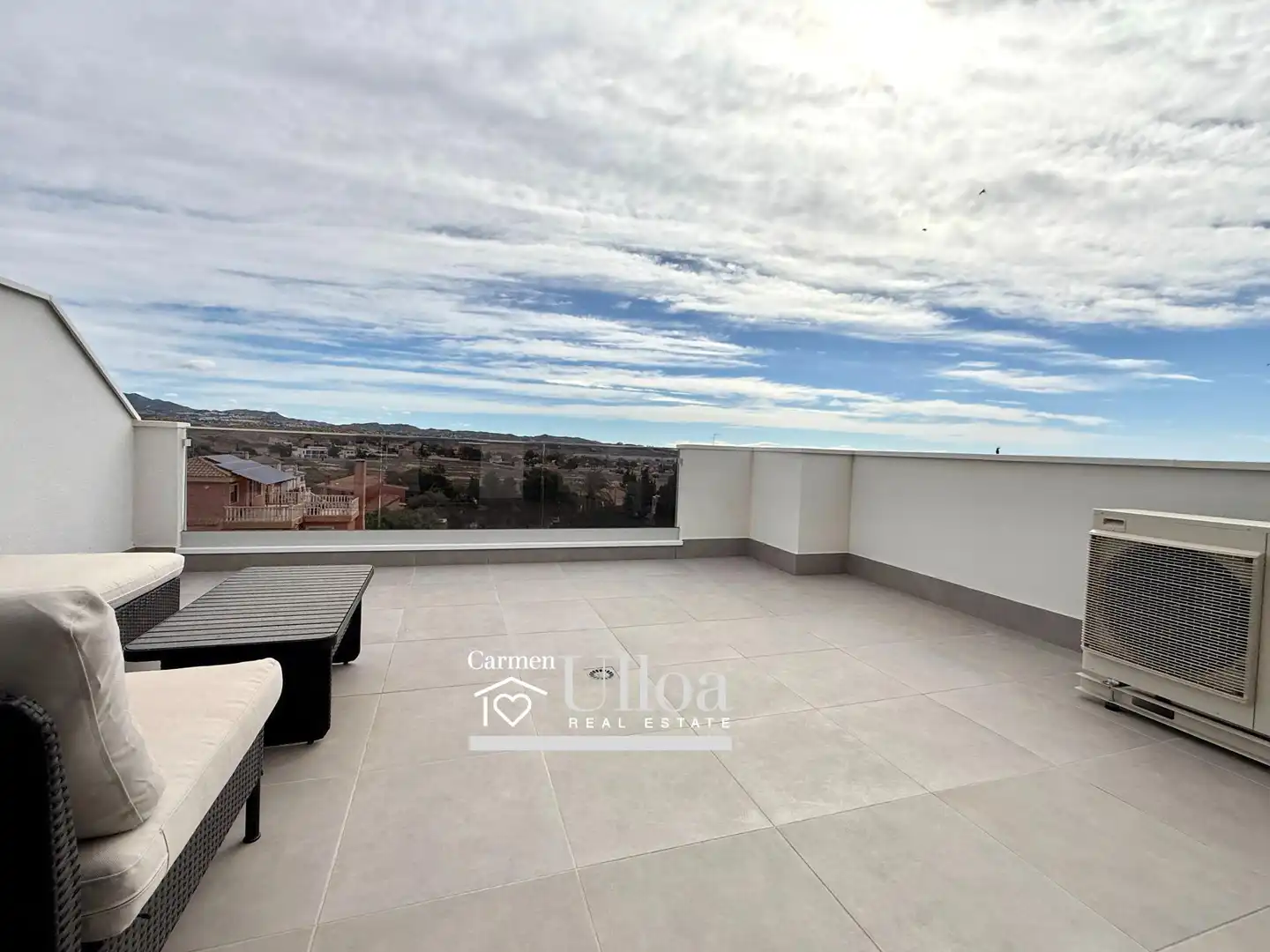 Terrasse von Wohnung zum Verkauf in Mutxamel mit Klimaanlage, Heizung und Privatgarten