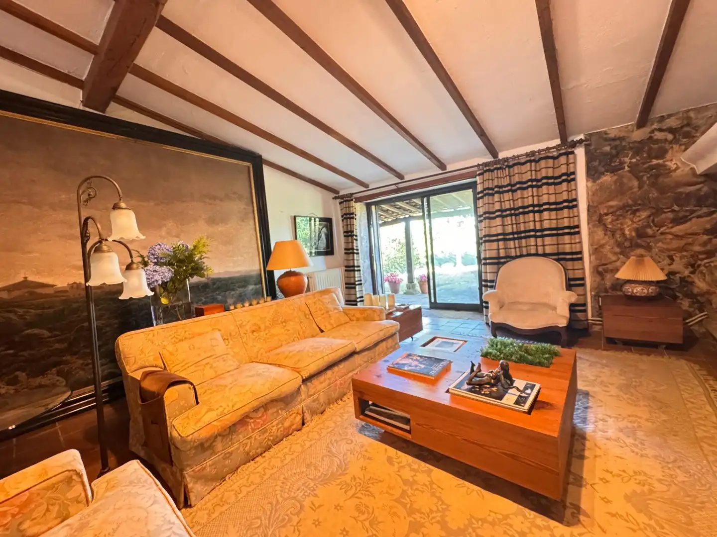 Sala de estar de Casa o chalet en venta en Pontevedra Capital  con Calefacción, Jardín privado y Terraza