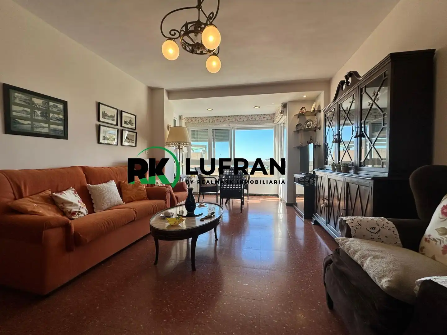 Sala d'estar de Apartament en venda en Alicante / Alacant amb Terrassa, Moblat i Balcó