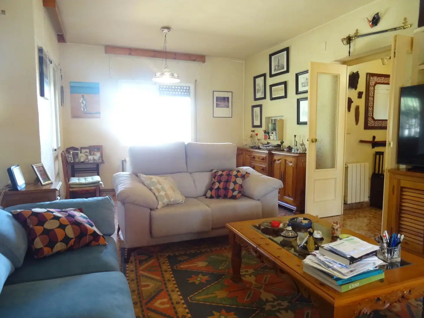 Sala d'estar de Casa o xalet en venda en Cartagena amb Jardí privat
