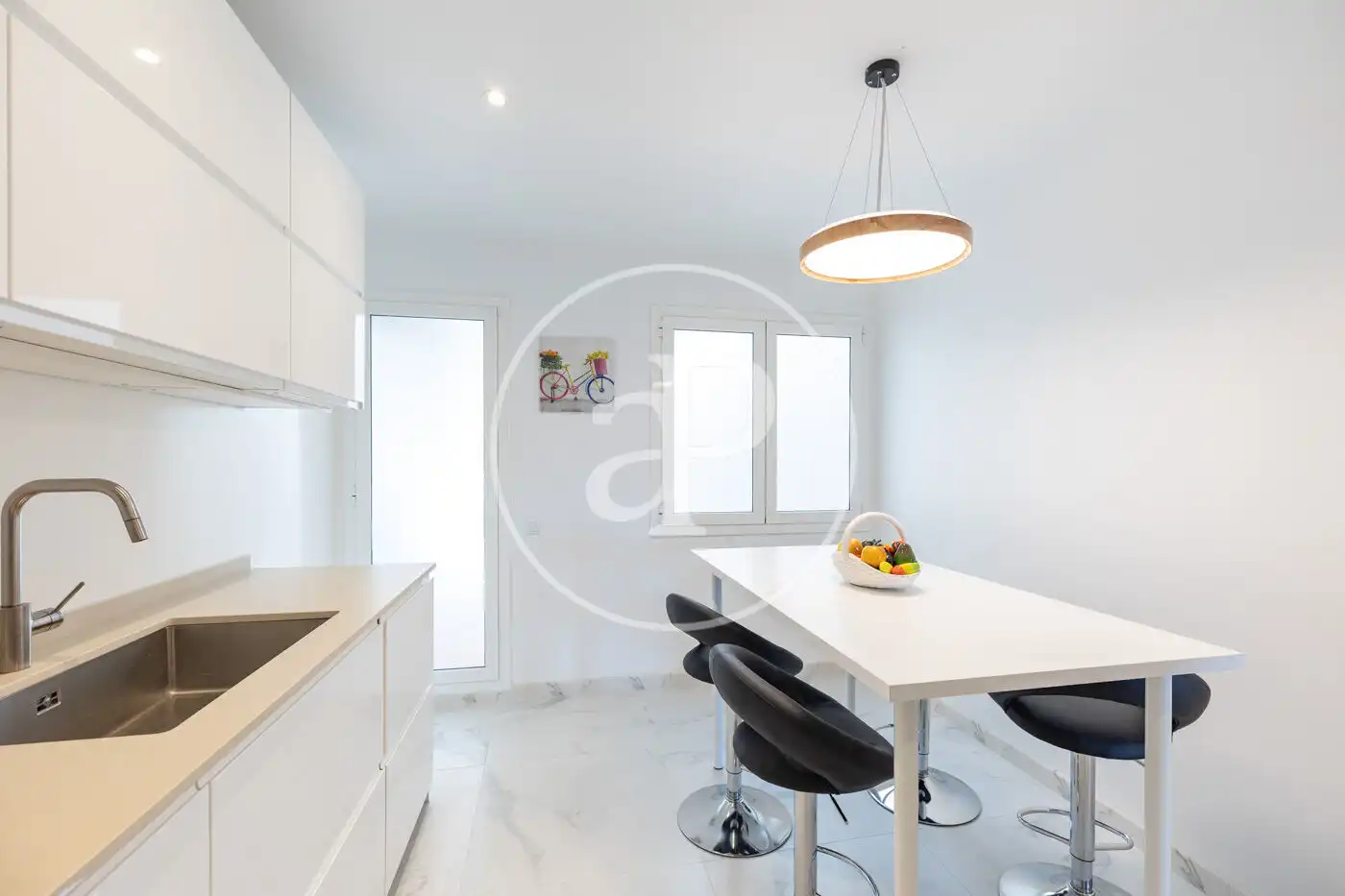 Kitchen of Flat for sale in Barcelona  with Air Conditioner, Heating and Furnished