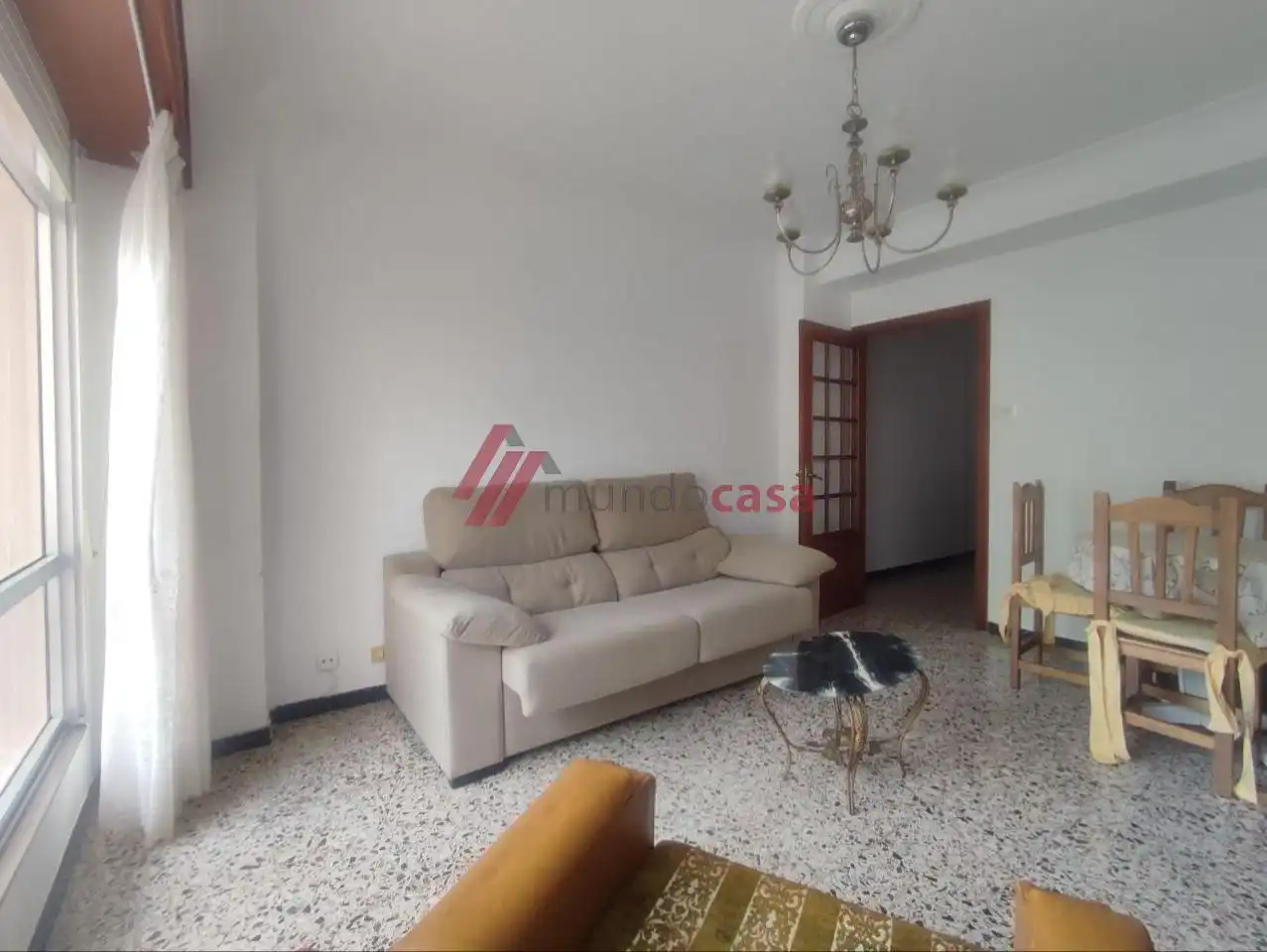 Living room of Flat for rent in Ferrol  with Heating and Furnished