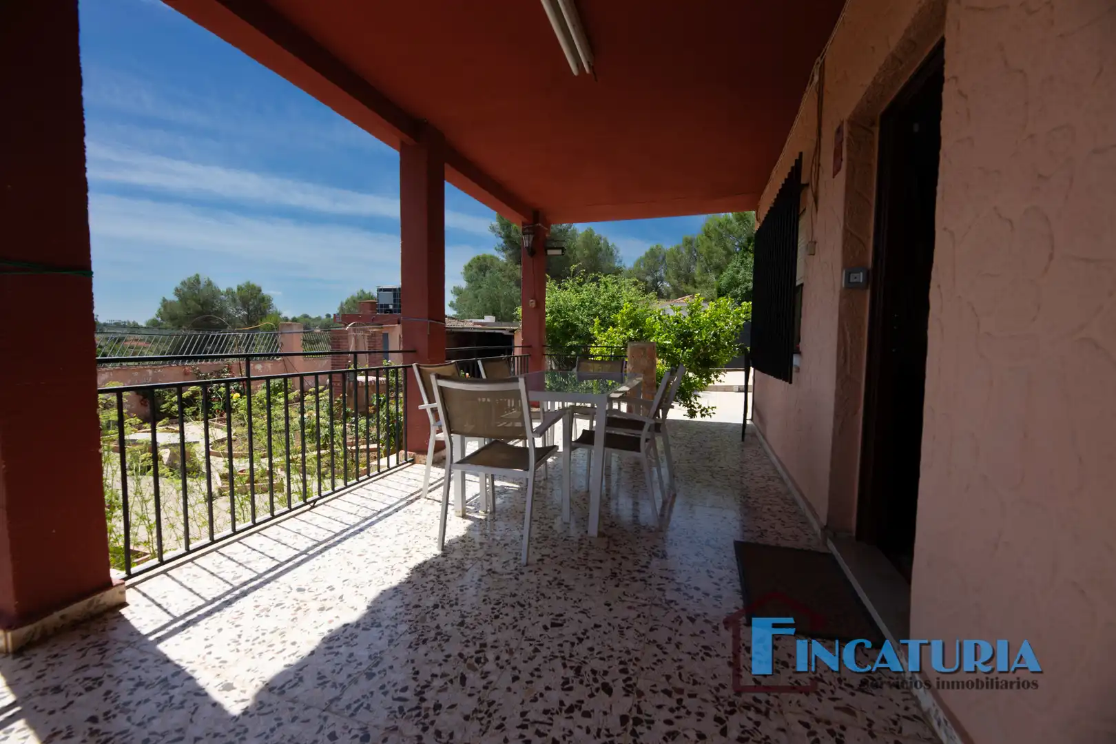 Terrassa de Casa o xalet en venda en Vilamarxant amb Aire condicionat, Jardí privat i Terrassa