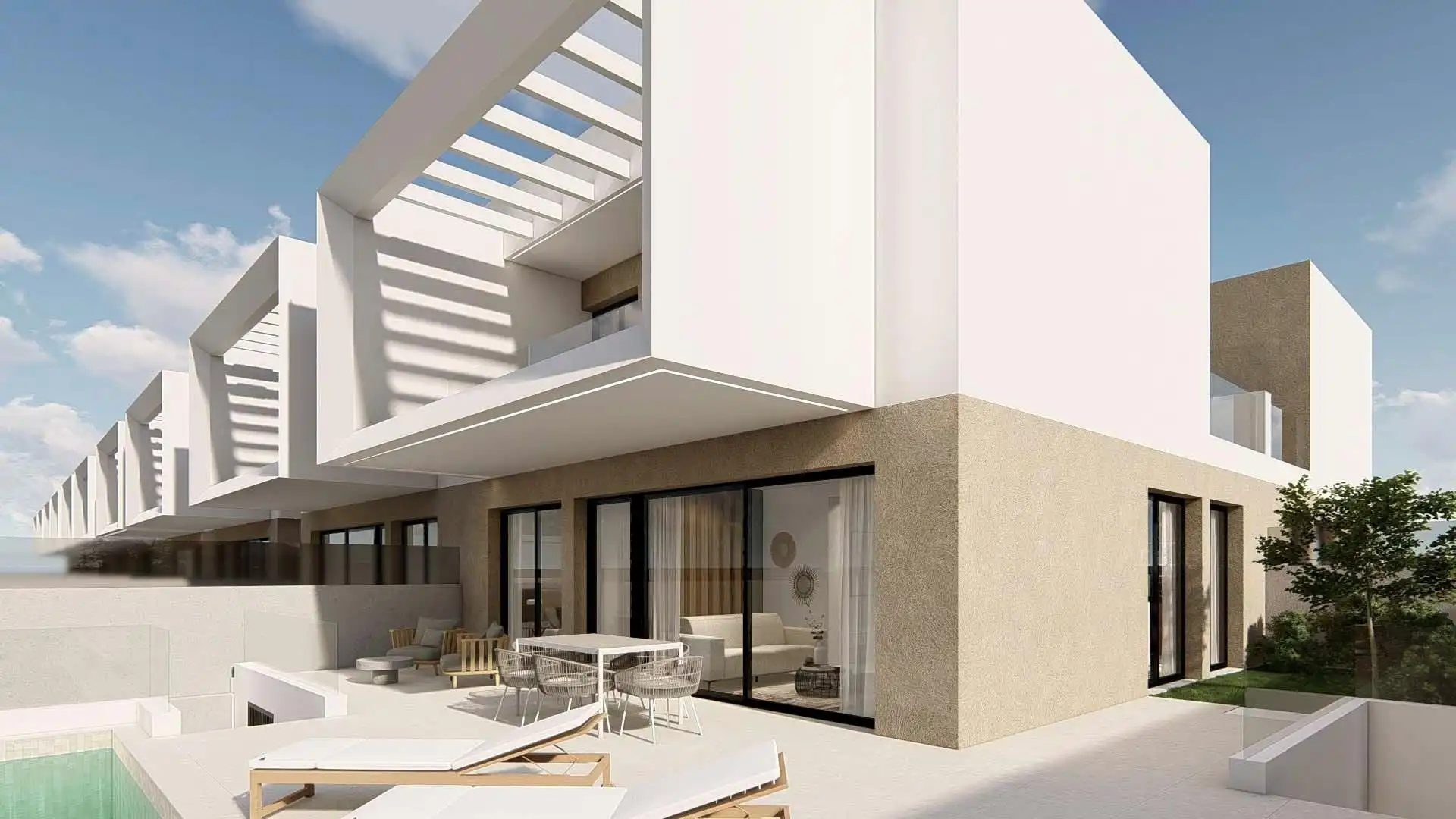 Terraced house with pool for sale in Dolores, imagen 2