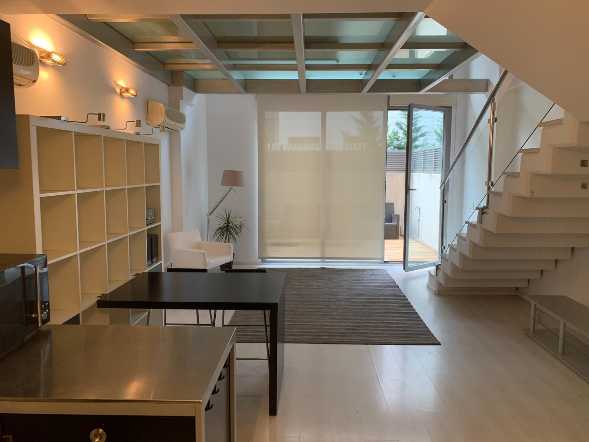 Loft de lloguer en  Madrid Capital amb Aire condicionat, Jardí privat i Terrassa