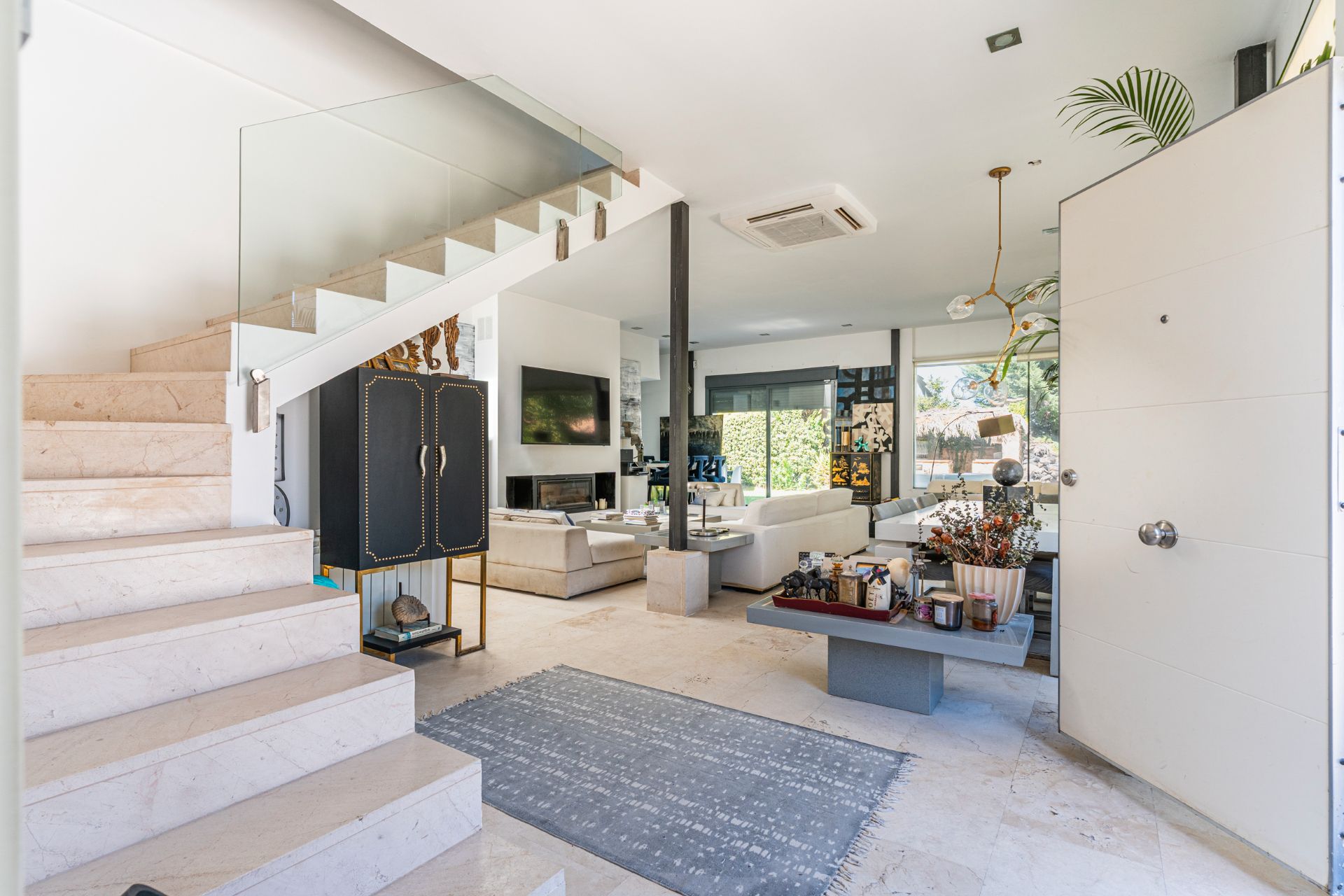 Living room of House or chalet for sale in Las Rozas de Madrid  with Air Conditioner, Heating and Private garden
