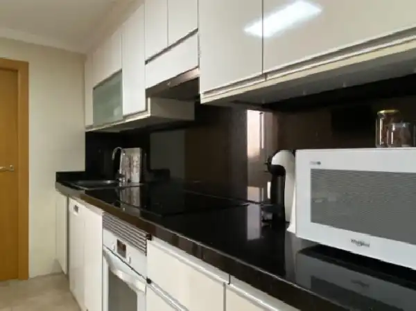 Küche von Wohnung zum Verkauf in Elche / Elx mit Klimaanlage, Parkett und Balkon