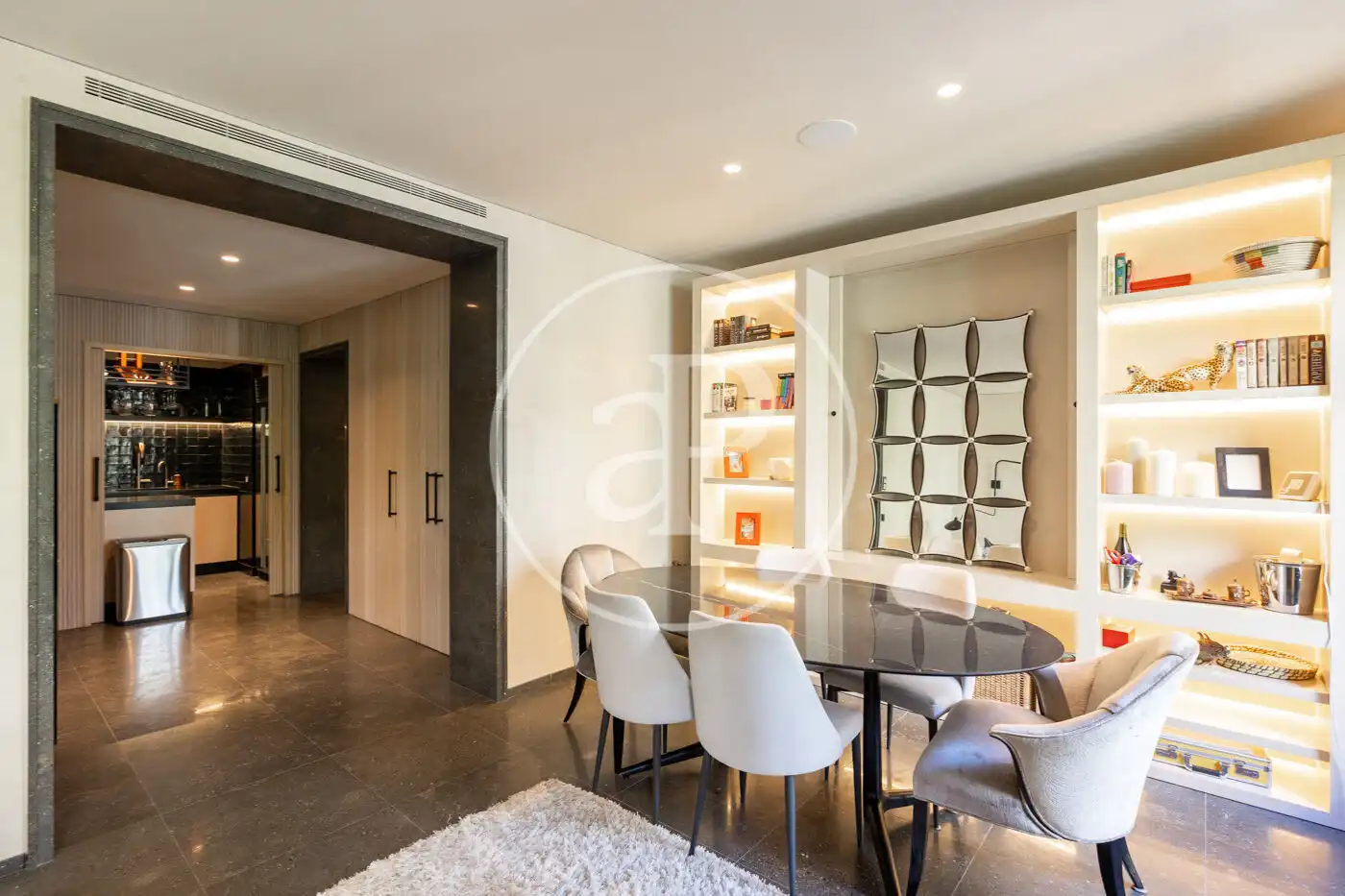 Esszimmer von Wohnung zum Verkauf in Barcelona mit Klimaanlage und Heizung