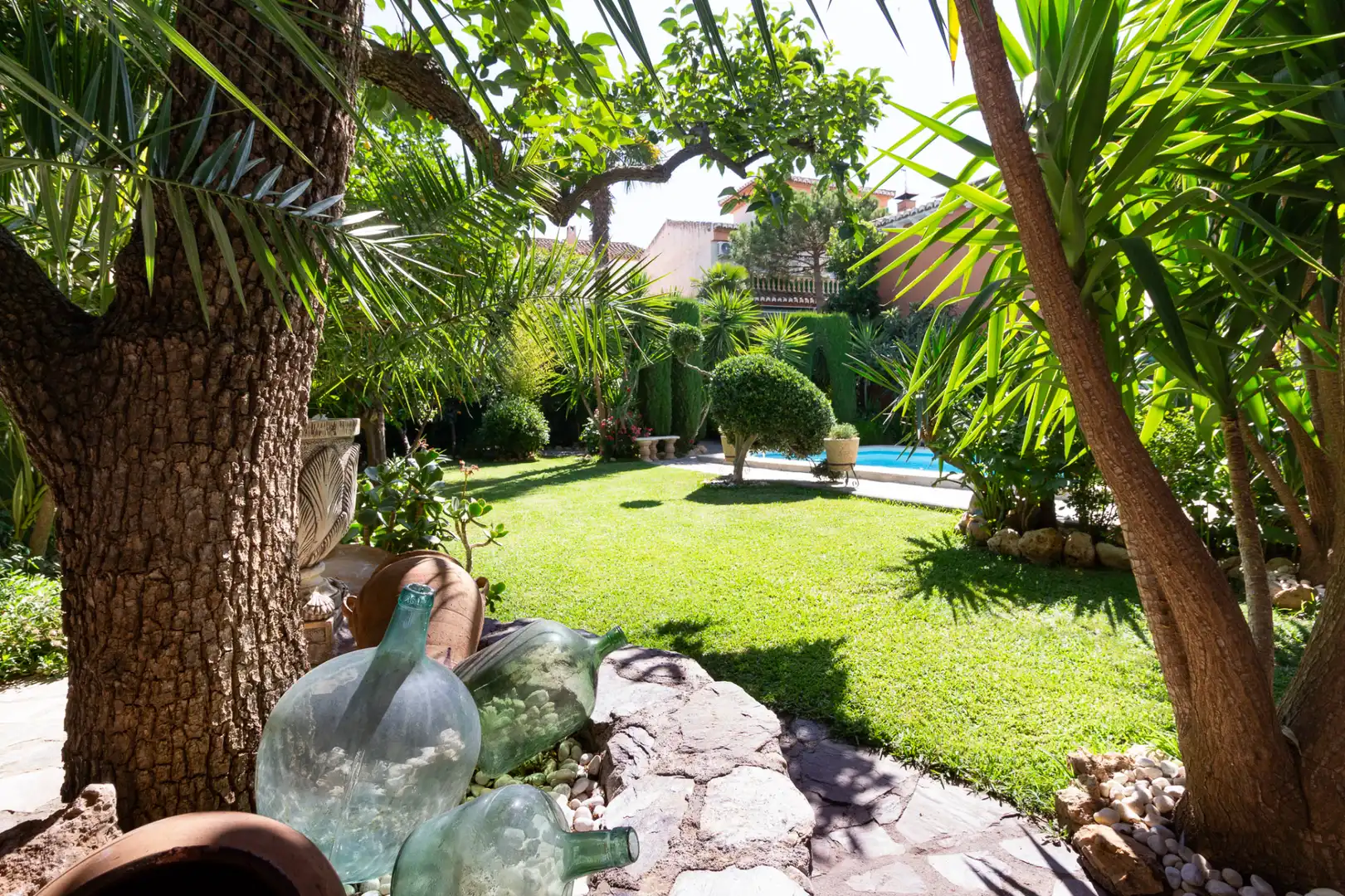 Garden of Houses for rent in Nigüelas  with Heating, Private garden and Swimming Pool