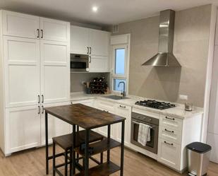 Kitchen of Flat to rent in  Madrid Capital  with Air Conditioner, Heating and Furnished