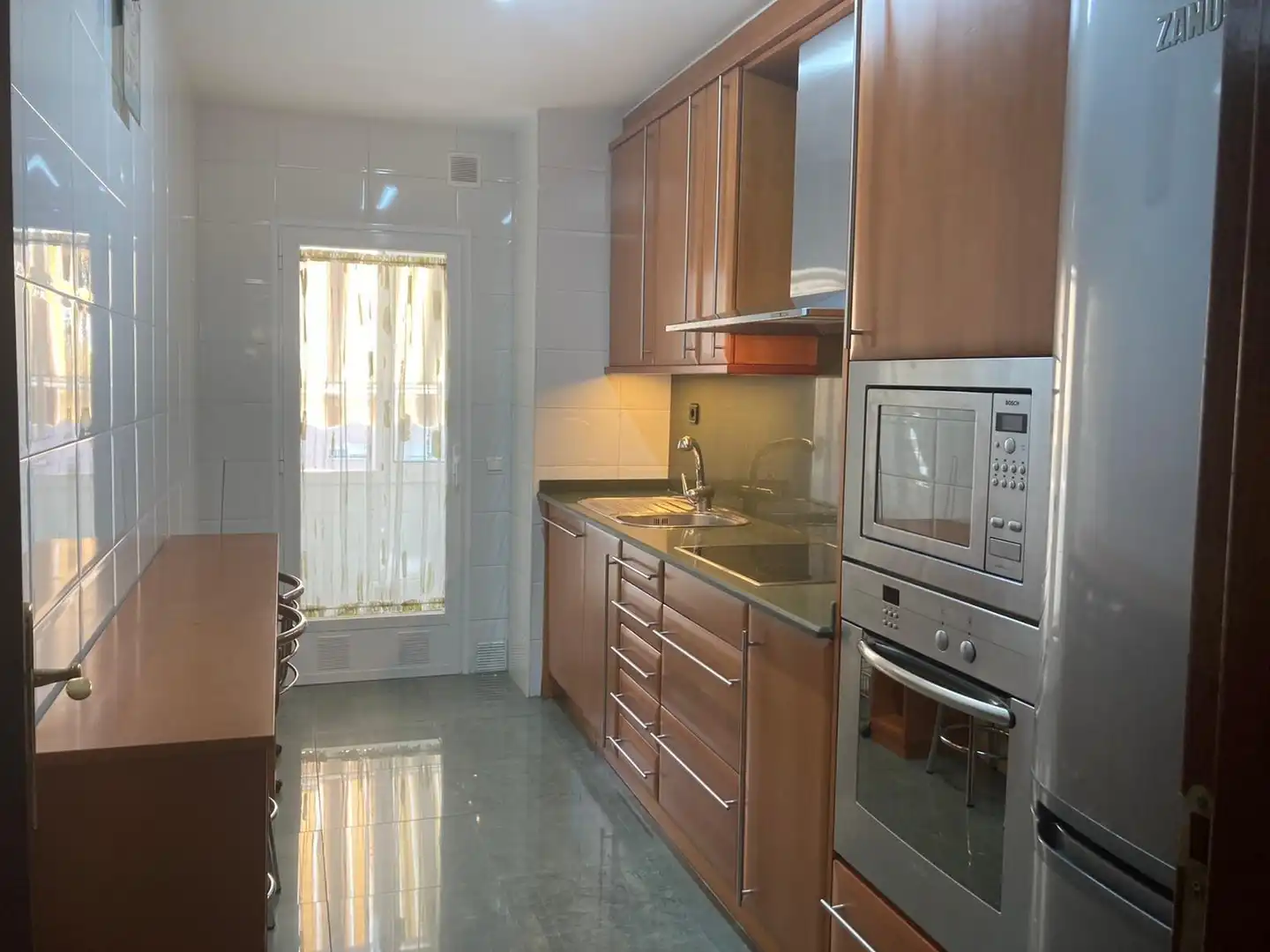 Cocina de Piso de alquiler en Mollet del Vallès con Calefacción, Parquet y Amueblado