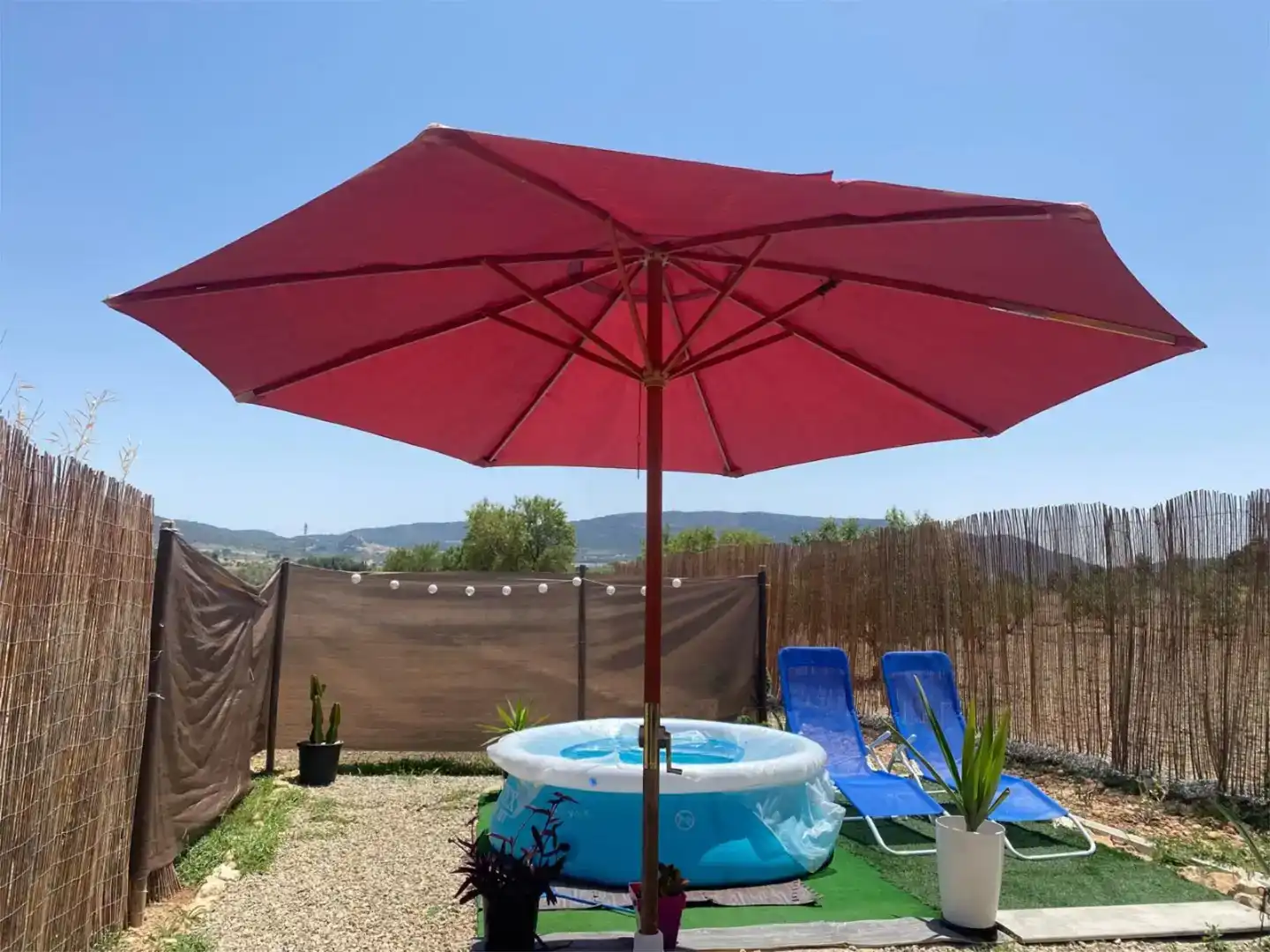 Terraza de Casa o chalet en venta en Cañada con Jardín privado, Piscina y Amueblado