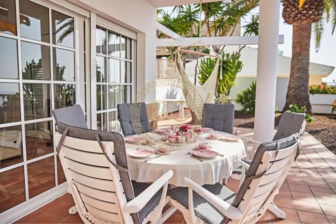 Terraza de Casa o chalet de alquiler en Mogán con Aire acondicionado, Jardín privado y Terraza