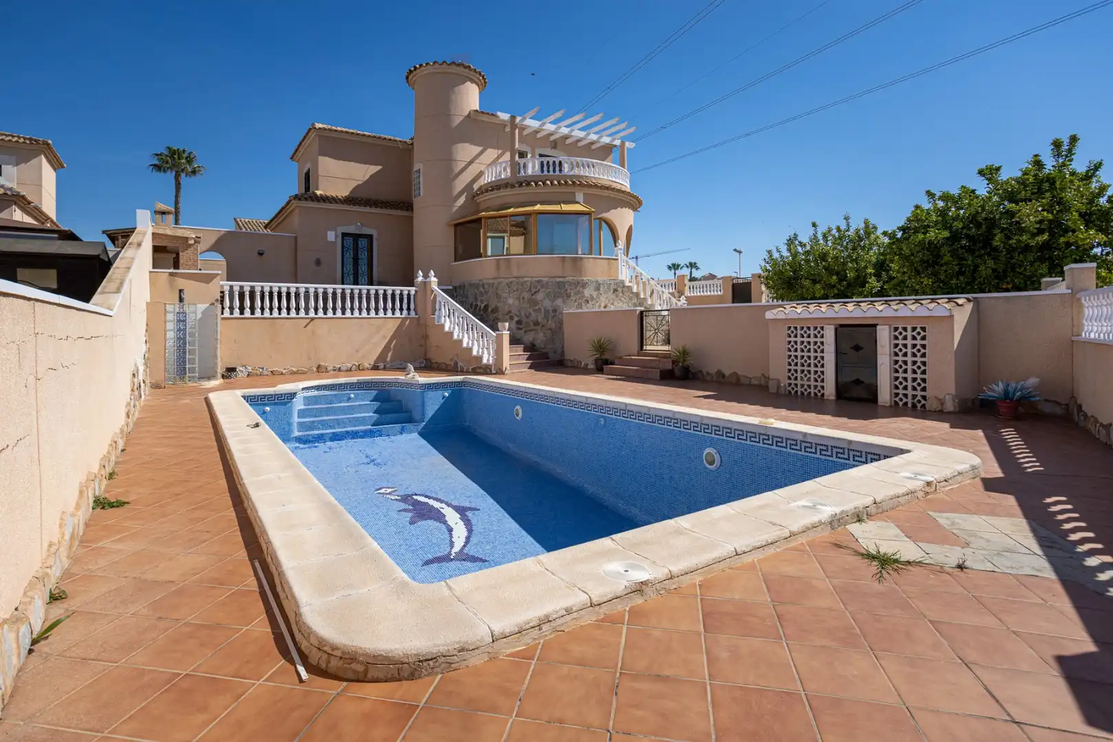 Swimming pool of Houses for sale in Benijófar  with Terrace, Storage room and Balcony