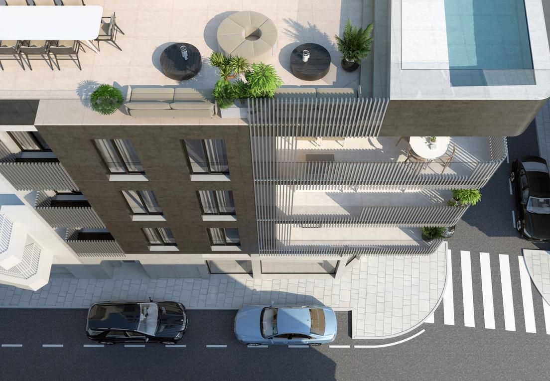 Exterior view of Flat for sale in Santa Pola  with Air Conditioner, Terrace and Storage room