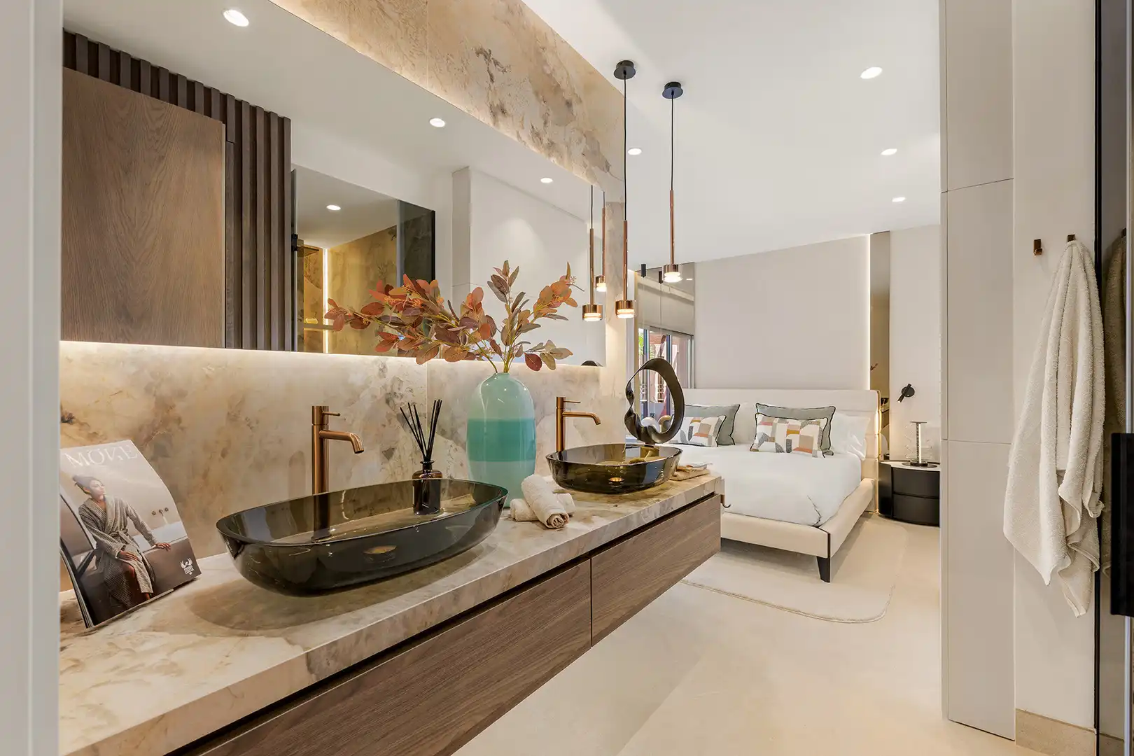 Bathroom of Apartments for sale in Estepona  with Air Conditioner, Terrace and Swimming Pool