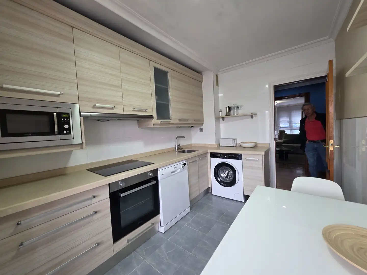 Küche von Wohnung zur Miete in Castro-Urdiales mit Privatgarten, Terrasse und Schwimmbad