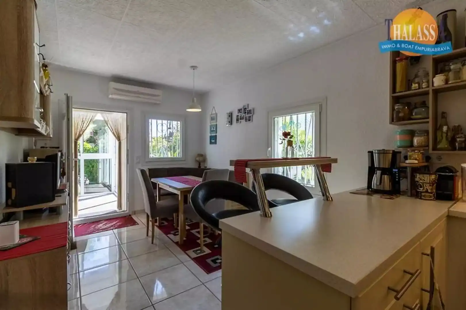 Dining room of Houses for sale in Empuriabrava  with Air Conditioner and Furnished