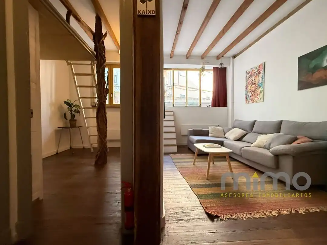 Living room of Flat for sale in Donostia - San Sebastián   with Heating, Terrace and Storage room