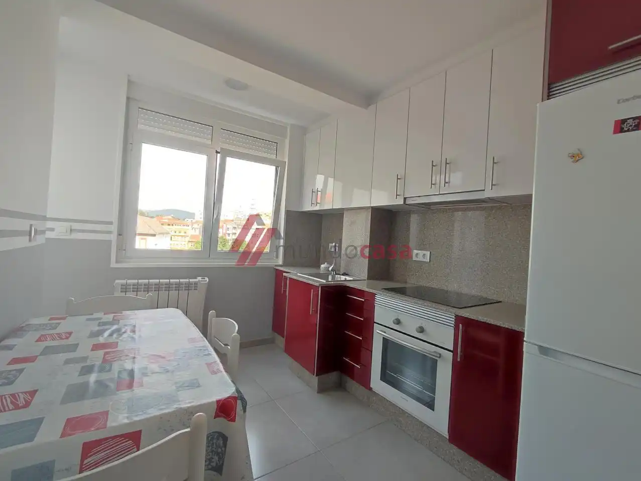 Kitchen of Flat for rent in Ferrol  with Heating and Furnished