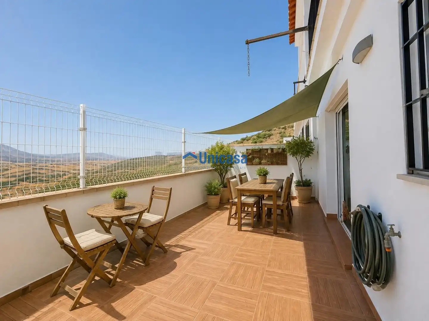 Terrace of Detached homes for rent in Casabermeja