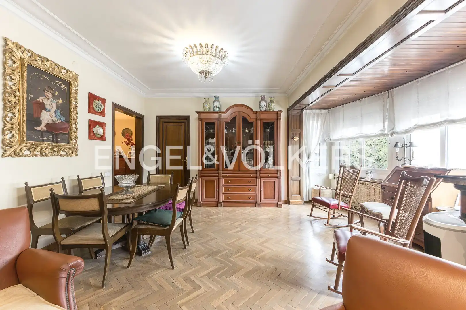 Esszimmer von Wohnung zum Verkauf in  Barcelona Capital mit Heizung und Parkett