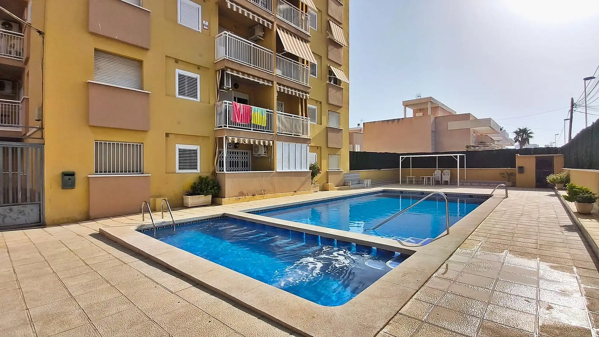 Piscina de Apartamento en venta en Mazarrón con Aire acondicionado, Calefacción y Terraza