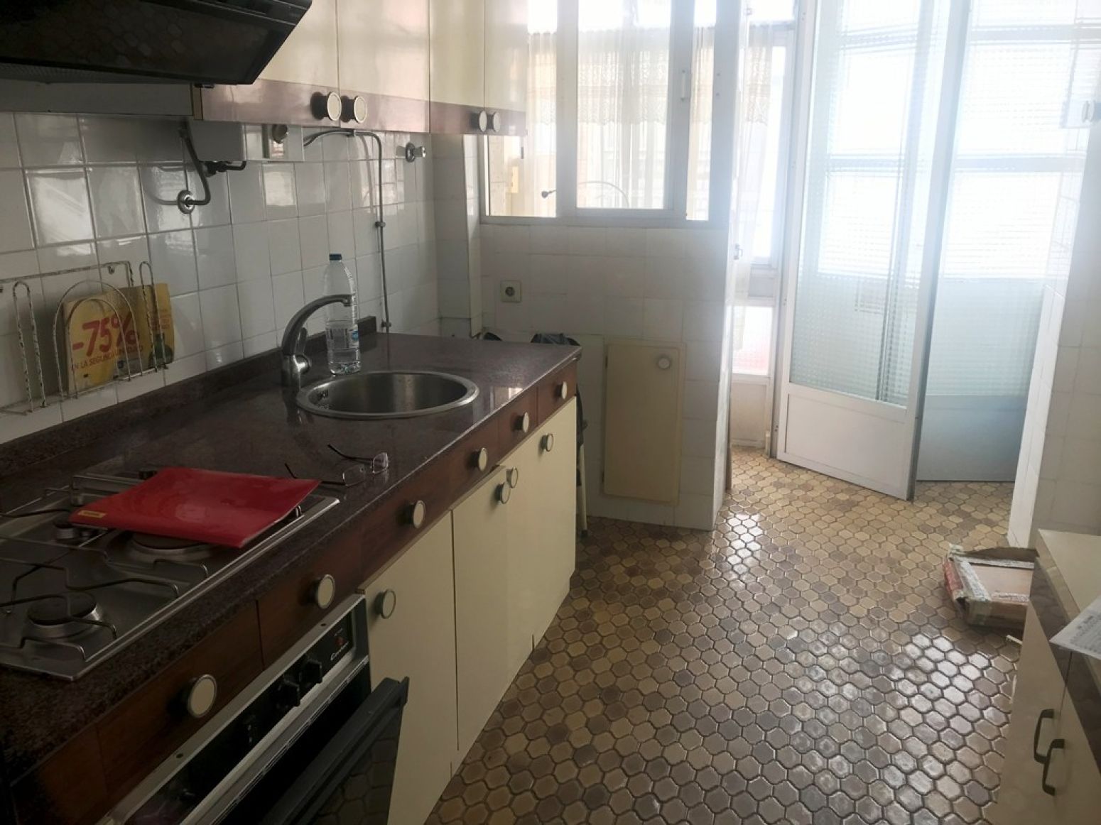 Cuina de Pis de lloguer en Avilés amb Terrassa