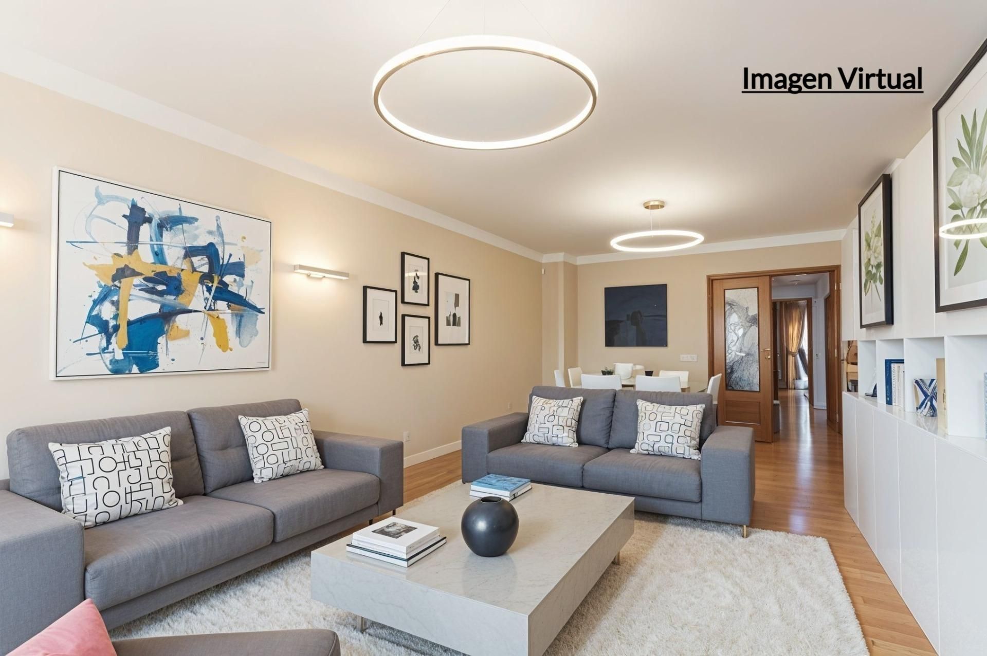 Sala de estar de Piso en venta en Benalmádena con Aire acondicionado