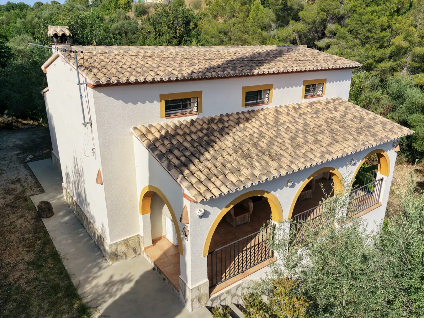 Vista exterior de Finca rústica en venta en Sanet y Negrals con Jardín privado, Terraza y Amueblado