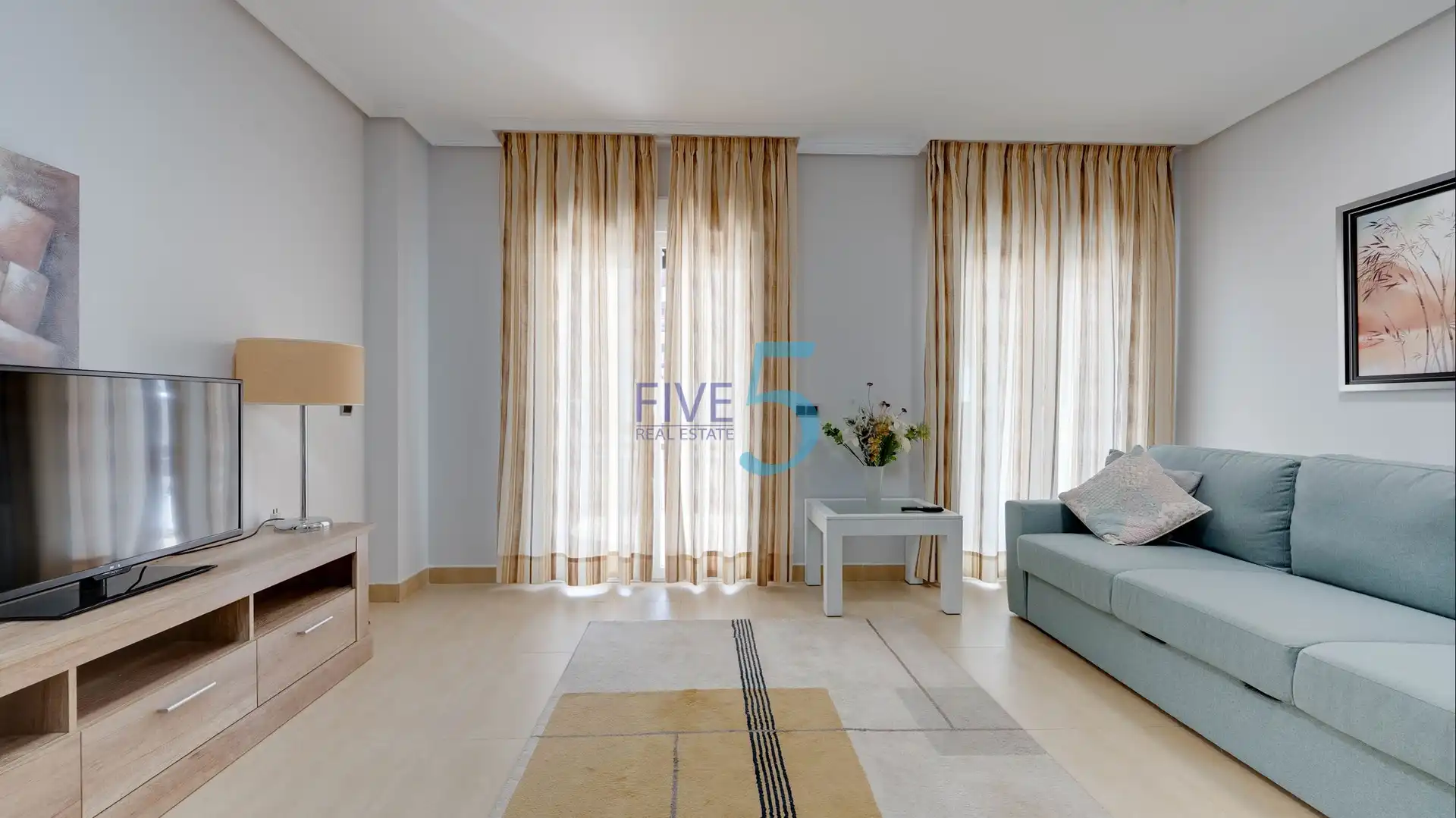 Living room of Flat for sale in Los Alcázares  with Air Conditioner, Heating and Terrace
