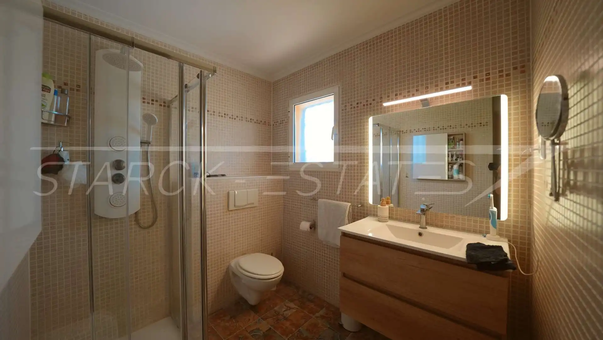 Bathroom of Houses for sale in El Ràfol d'Almúnia  with Air Conditioner, Private garden and Swimming Pool