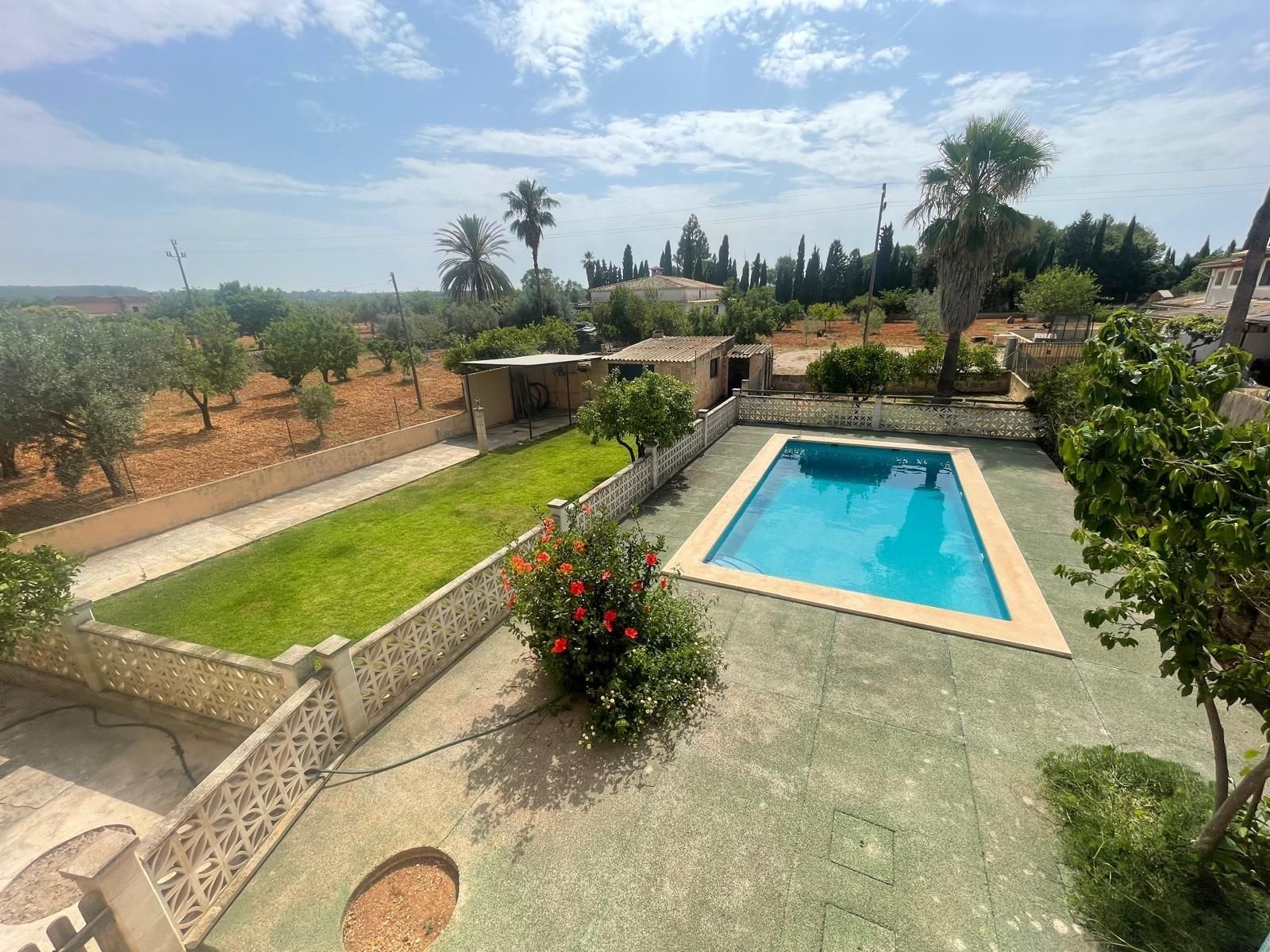 Piscina de Casa o xalet en venda en Santa María del Camí amb Calefacció, Jardí privat i Terrassa