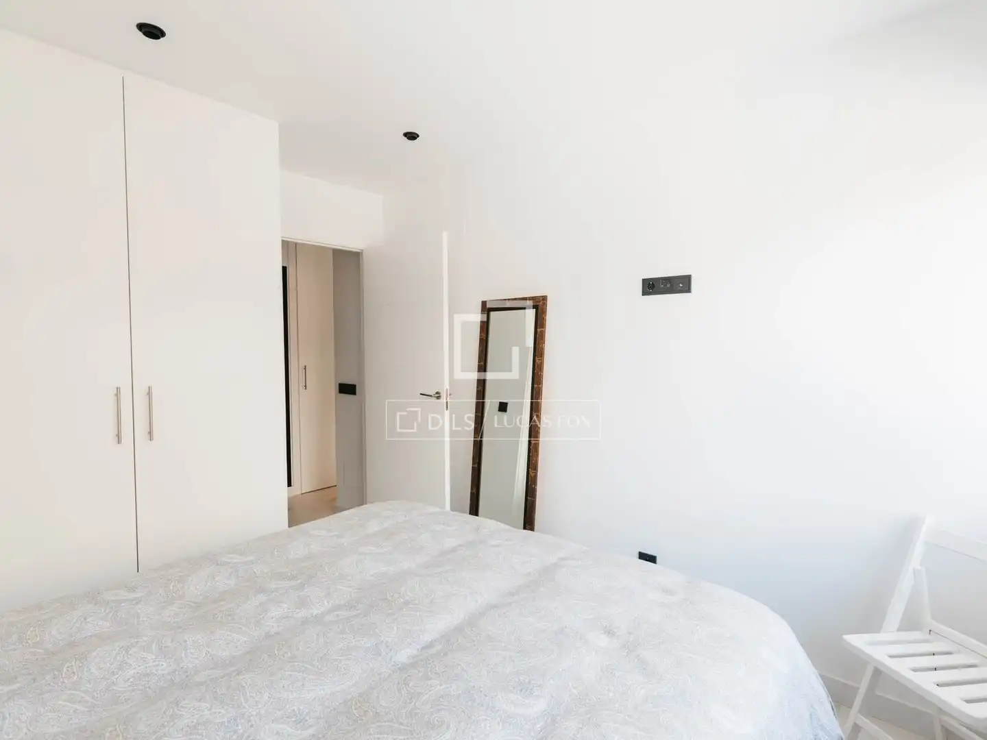 Bedroom of Flat for rent in Madrid  with Heating and Furnished