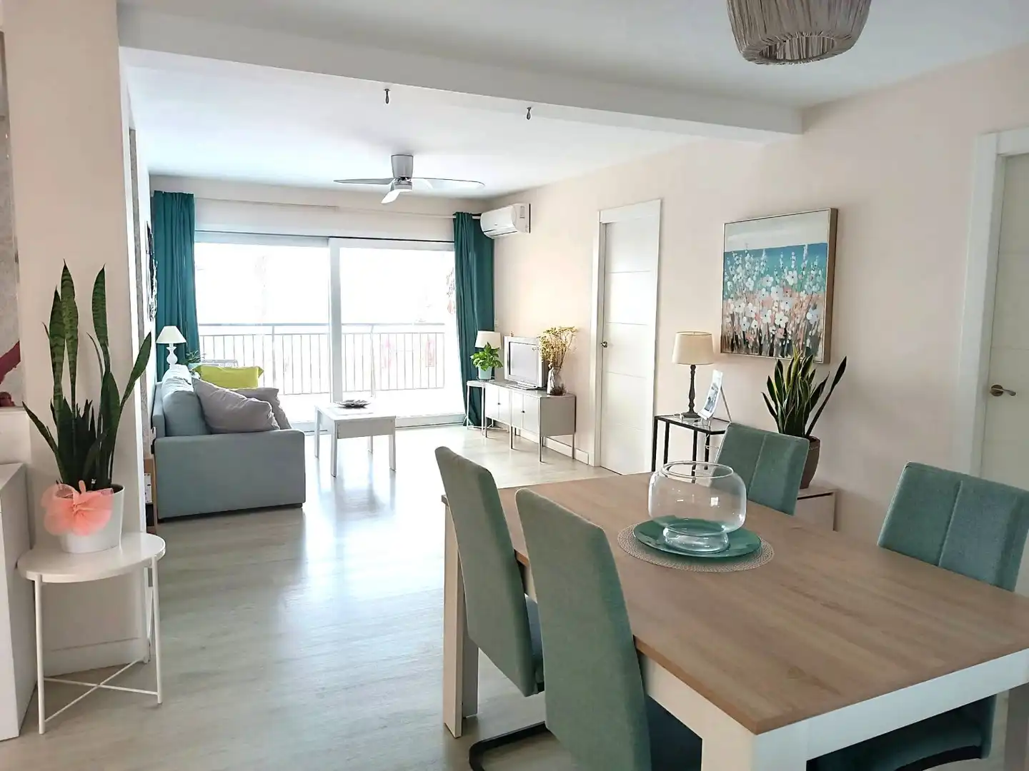 Living room of Flat for rent in Águilas  with Air Conditioner and Furnished