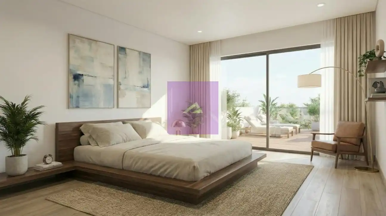Schlafzimmer von Einfamilien-Reihenhaus zum Verkauf in Silla mit Klimaanlage, Privatgarten und Terrasse