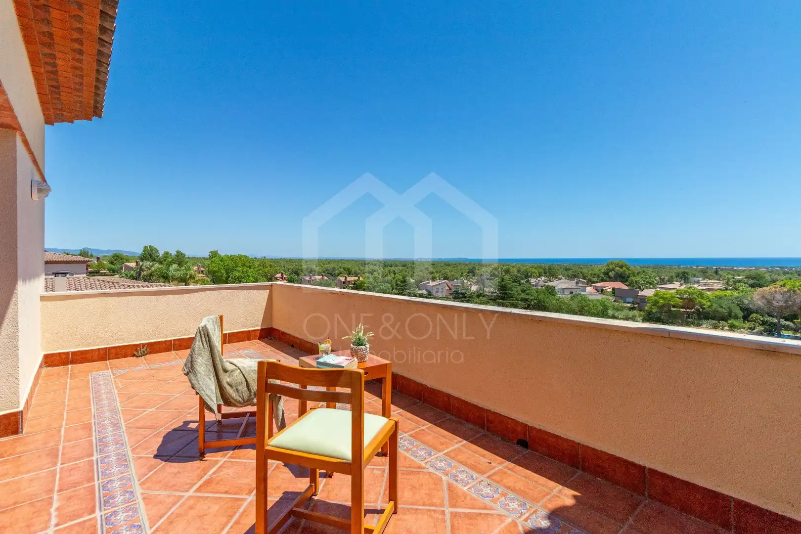 Terraza de Casa o chalet de alquiler en Mont-roig del Camp con Aire acondicionado, Calefacción y Jardín privado