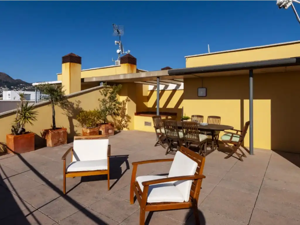 Terrace of Attic for sale in Roses  with Air Conditioner, Heating and Furnished