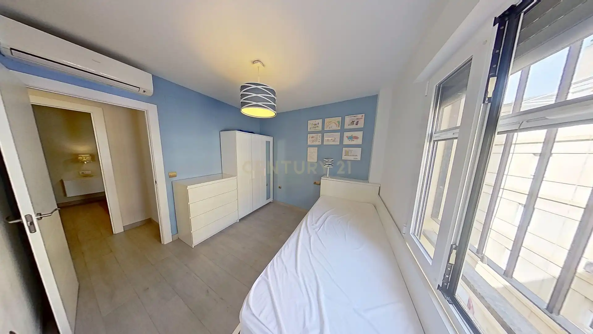 Habitación de Apartamento de alquiler en Málaga con Aire acondicionado, Horno y Lavadora