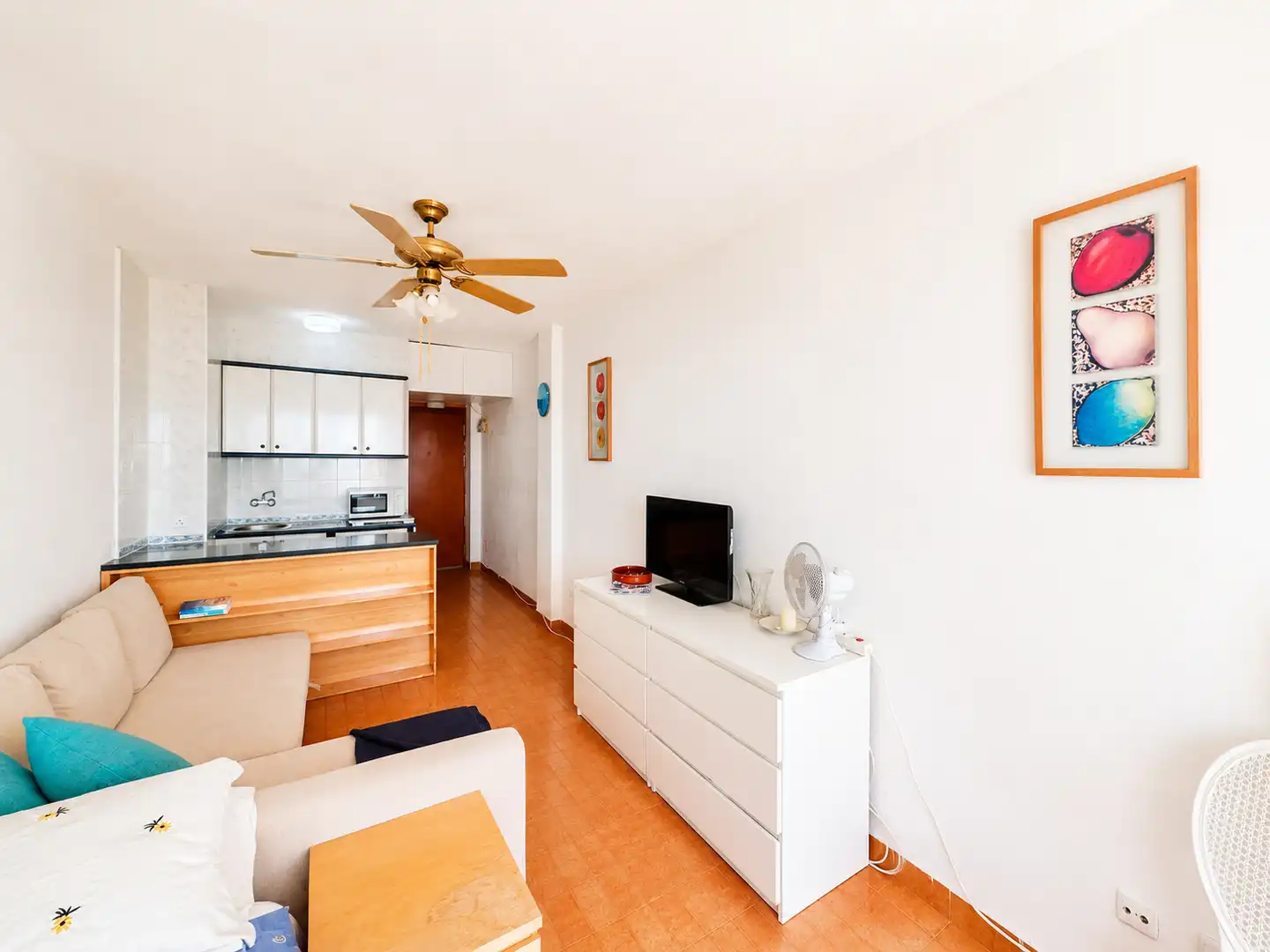 Living room of Study for sale in Torremolinos  with Air Conditioner, Terrace and Microwave