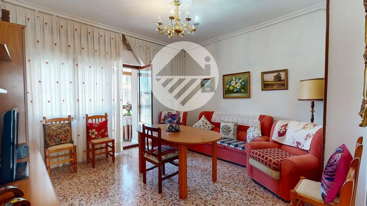 Sala de estar de Piso en venta en Caravaca de la Cruz con Aire acondicionado y Terraza
