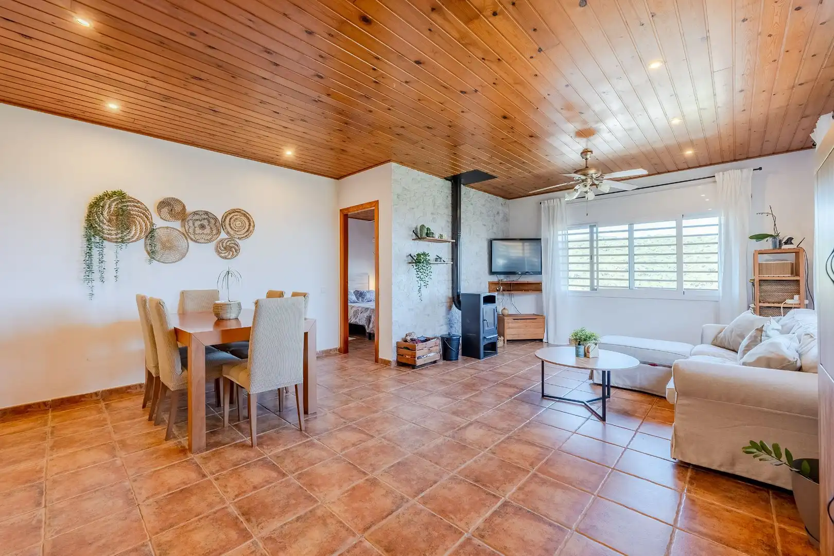 Living room of Houses for sale in Sant Cebrià de Vallalta  with Heating, Private garden and Storage room