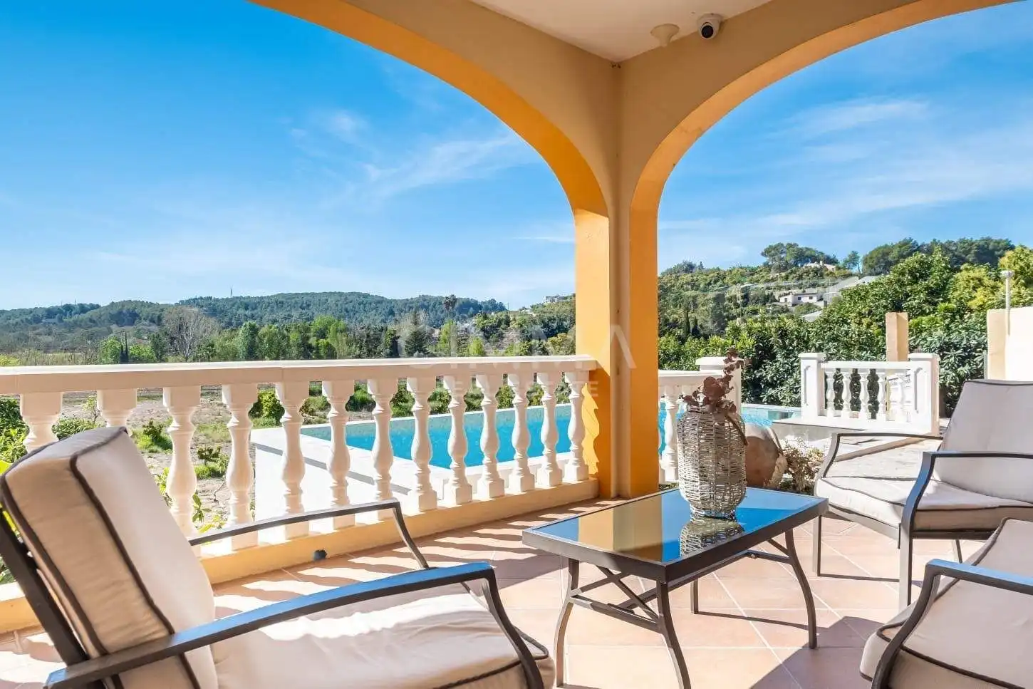 Terrace of Houses for rent in Altea  with Terrace, Swimming Pool and Balcony
