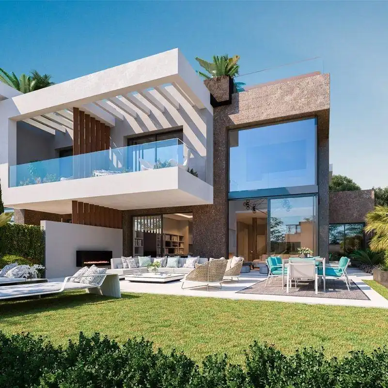 Terraza de Casa adosada en venta en Marbella con Calefacción, Jardín privado y Terraza